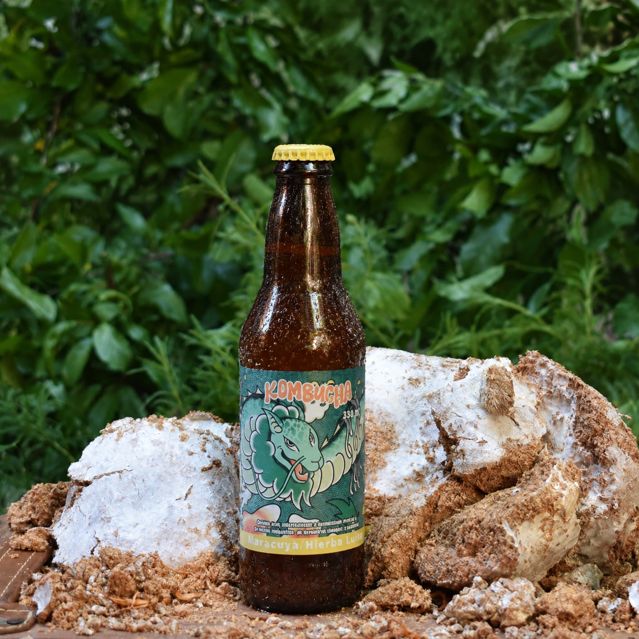 Kombucha Maracuyá Hierba Luisa Cordyceps
